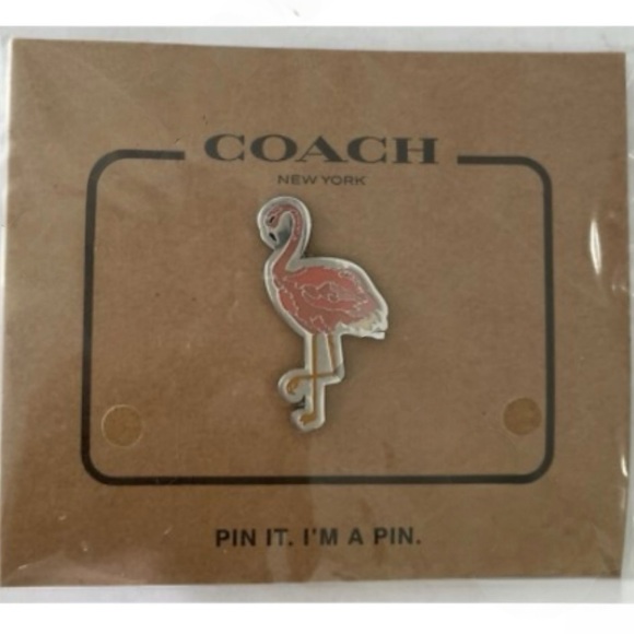 Coach Flamingo Pin - Picture 1 of 4